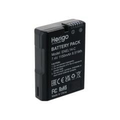 Herigo EN-EL14-C 1150mAh Type-C Şarjlı