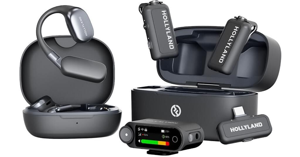 Hollyland Lark Max 2 Ultimate Combo Kablosuz Yaka Mikrofonu