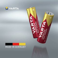 Varta AA Max Power 4'lü Alkalin Kalem Pil (SKT: 12-2034)