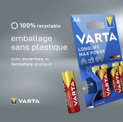Varta AA Max Power 4'lü Alkalin Kalem Pil (SKT: 12-2034)