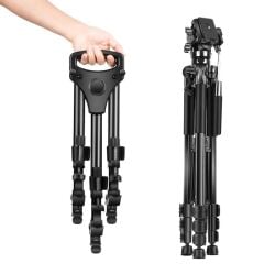 BF Pro 333L Alüminyum - ABS Tripod 180-210cm + Tekerlekli Dolly
