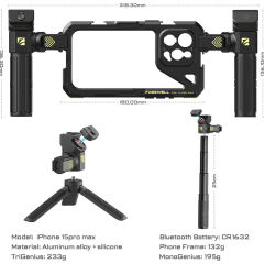 Freewell iPhone 15 Pro Max Genius Rig (FW-IP15PM-GVK)