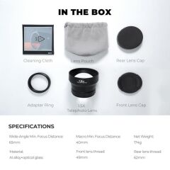 Freewell 1.5X Telephoto Lens (Fuji X100 Serisi) FW-FU-XTP