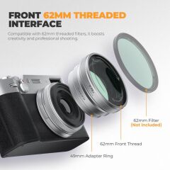 Freewell 2-in-1 Macro Wide Angle Lens (Fuji X100 Serisi) FW-FU-XMWA