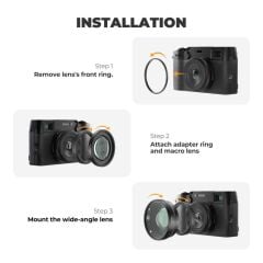 Freewell 2-in-1 Macro Wide Angle Lens (Fuji X100 Serisi) FW-FU-XMWA