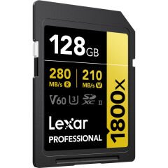 Lexar 128GB Gold 1800x V60 UHS-II SDXC Hafıza Kartı