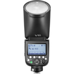 Godox V1Pro Canon Uyumlu Yuvarlak Kafa Flaş