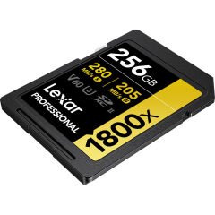 Lexar 256GB Gold 1800x V60 UHS-II SDXC Hafıza Kartı