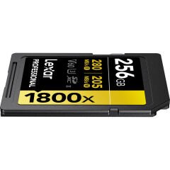 Lexar 256GB Gold 1800x V60 UHS-II SDXC Hafıza Kartı