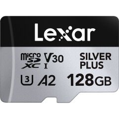 Lexar 128GB Silver Plus 205MB/s microSDXC Hafıza Kartı