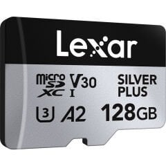 Lexar 128GB Silver Plus 205MB/s microSDXC Hafıza Kartı