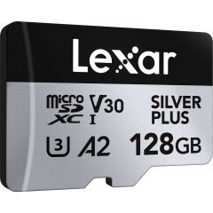 Lexar 128GB Silver Plus 205MB/s microSDXC Hafıza Kartı