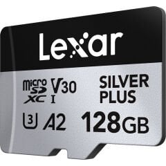 Lexar 128GB Silver Plus 205MB/s microSDXC Hafıza Kartı