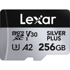 Lexar 256GB Silver Plus 205MB/s microSDXC Hafıza Kartı