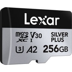 Lexar 256GB Silver Plus 205MB/s microSDXC Hafıza Kartı