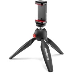 Manfrotto Pixi Smart Mini Tripod + Phone Clamp (Siyah)