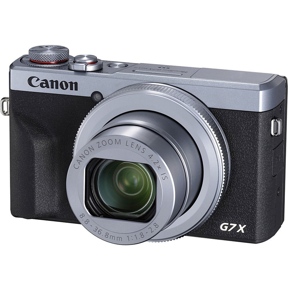 Canon PowerShot G7 X Mark III Fotoğraf Makinesi (Gümüş)