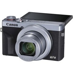 Canon PowerShot G7 X Mark III Fotoğraf Makinesi (Gümüş)