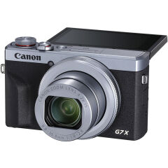 Canon PowerShot G7 X Mark III Fotoğraf Makinesi (Gümüş)
