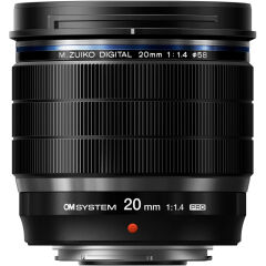 Olympus M.Zuiko Digital ED 20mm f/1.4 Pro Lens (5.000 TL Geri Ödeme)