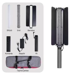 GDX ST-100 II RGB 120W Fotoğraf ve Video için Led Çubuk Işık