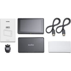 Godox GM55 5.5'' 4K HDMI Kamera Üstü Dokunmatik Monitör