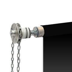 Gdx Sonsuz Siyah Fon Perde (Kumaş) 2.70x5.80 Metre, Boru, Makara, Zincir