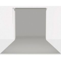 Gdx Sonsuz Gri Fon Perde (Kumaş) 2.70x5.80 Metre, Boru, Makara, Zincir