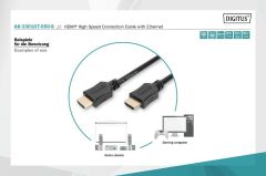Assmann Digitus 5m Altın Uçlu HDMI Kablo (HDMI - HDMI)