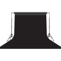 Visico Siyah 1.35x11m Kağıt Fon Perde (Black)