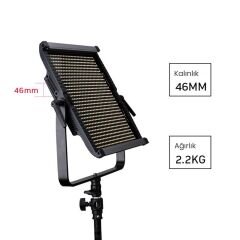 GDX CF-LED 900W 2'li Video Led Işığı