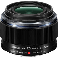 OM System M.Zuiko 25mm f/1.8 II Lens