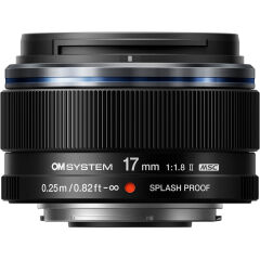 OM System M.Zuiko 17mm f/1.8 II Lens