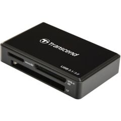 Transcend RDF9 USB 3.1 Gen1 UHS-II SD/MicroSD/CF Kart Okuyucu (Siyah)