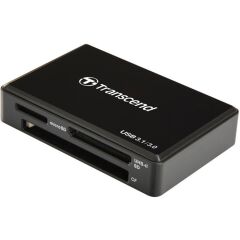 Transcend RDF9 USB 3.1 Gen1 UHS-II SD/MicroSD/CF Kart Okuyucu (Siyah)