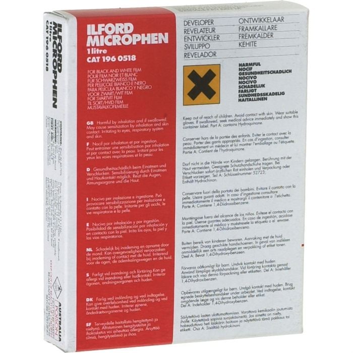 Ilford Microphen 1L Siyah Beyaz Film Geliştirme Banyosu