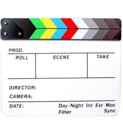 GDX CLP-01 Klaket - Clapperboard Clapboard (Kalem ve Silgi Hediyeli)
