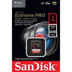 Sandisk 1TB SDXC Extreme Pro 200MB/s Hafıza Kartı