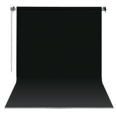 GDX Sabit Kumaş Siyah Fon Perde 2.70x5.80 Metre - Tavan ve Duvar İçin