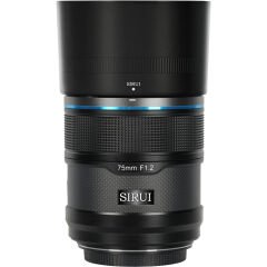 Sirui Sniper 75mm f/1.2 APS-C/S35 AF Lens (Sony E, Siyah)