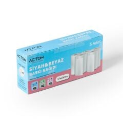 Acton Instant Print Paper Siyah Beyaz (5 Roll)