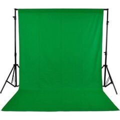 GDX Seyyar Yeşil Fon Perde (Katlanabilir Kumaş) 3x6 Metre