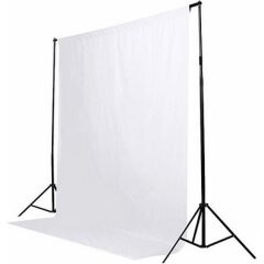 Gdx Kumaş Fon Beyaz (3x3 Metre) Katlanabilir / Yıkanabilir