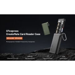 Pgytech P-GM-168 CFexpress CreateMate Card Reader Type A/SD (Moss Green)