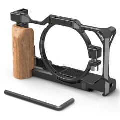 SmallRig 2937 Sony ZV1 İçin Ahşap Tutaklı Kafes
