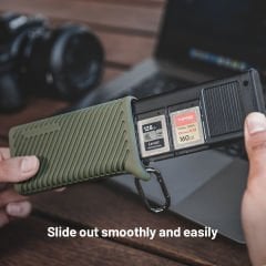 Pgytech P-GM-169 CFexpress CreateMate Card Reader Type B/SD (Moss Green)