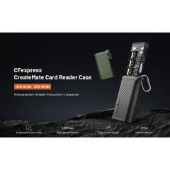 Pgytech P-GM-169 CFexpress CreateMate Card Reader Type B/SD (Moss Green)