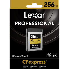 Lexar 256GB Gold 1750MB/s CFexpress Type-B Hafıza Kartı
