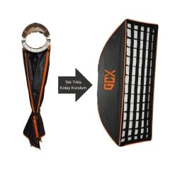 GDX ML-200R II RGB Sürekli Işık Seti 2’li – 200W Profesyonel Video & Fotoğraf Aydınlatma Kiti (Softbox + Tripod + Çanta)