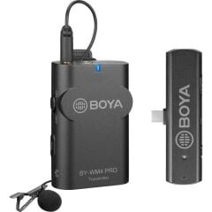 Boya BY-WM4 Pro K5 Type-C USB-C Telefon Kablosuz Yaka Mikrofonu